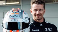 نيكو هولكنبرغ يكشف عن خوذته من أودي F1 لعام 2026