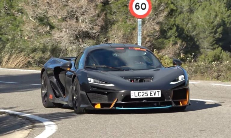 McLaren W1 : تجربة الهايبركار على الطرق العامة في إسبانيا