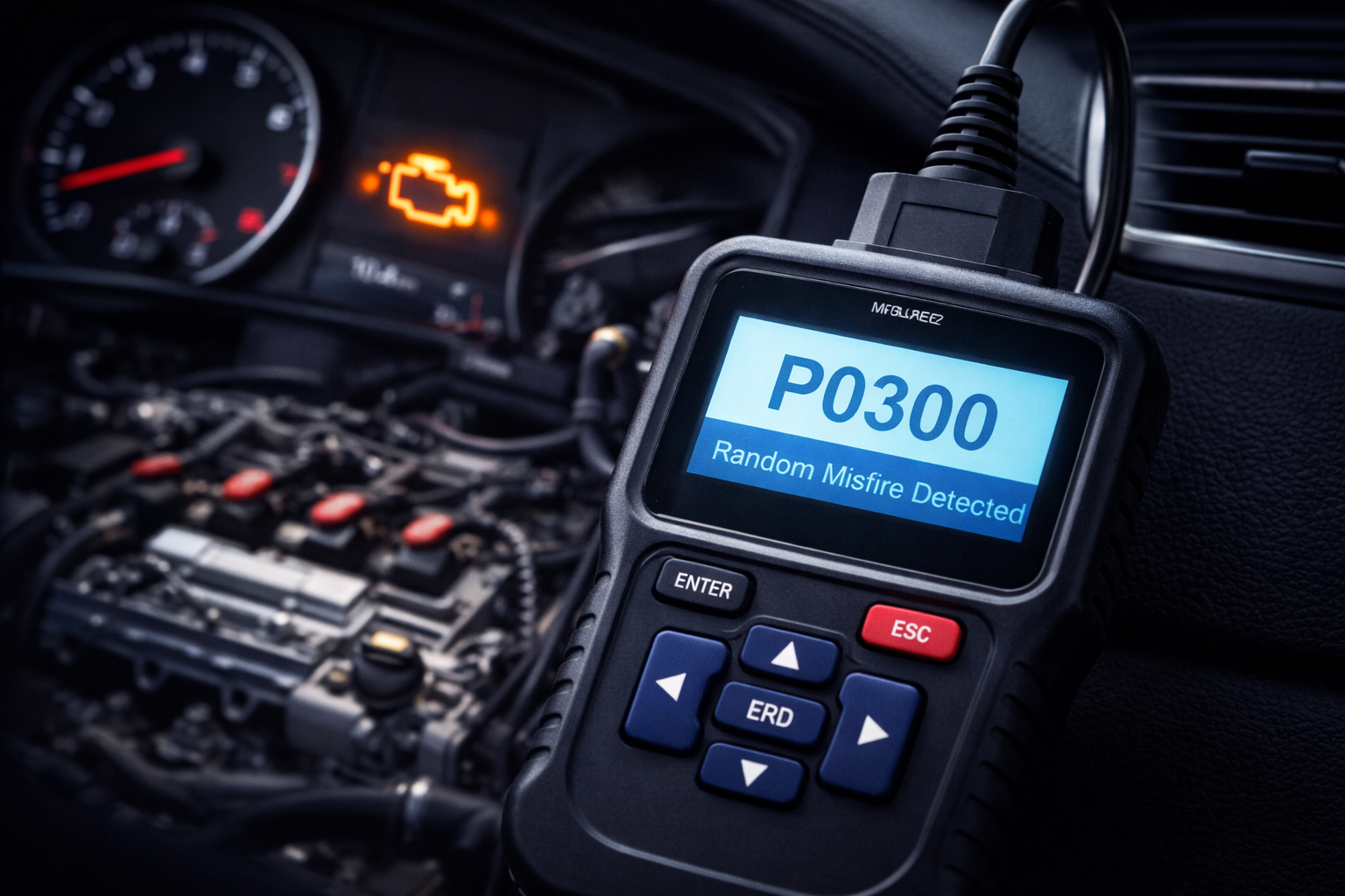 رمز P0300 – أعطال الاشتعال المتعددة: الأسباب والحلول