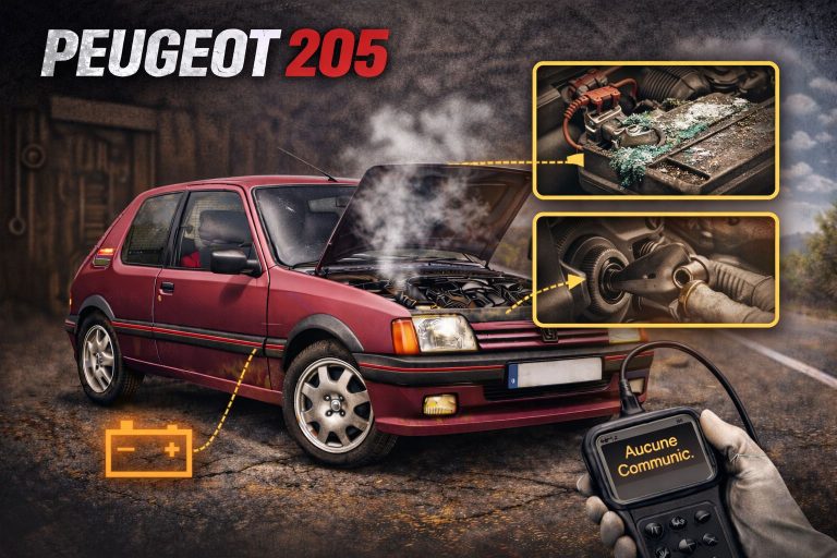 تشخيص أعطال بيجو 205 التي لا تعمل
