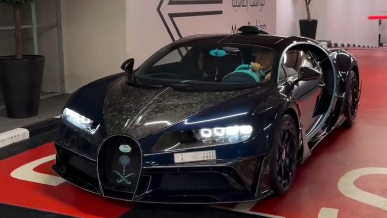بوغاتي تشيرون "مانسوري سنتوريا" تظهر بفخامة في دبي مع لمسة سعودية