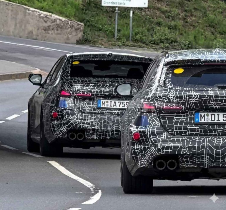 BMW M5 و M5 Touring 2027: لمحات أولى من قلب الحلبة الألمانية